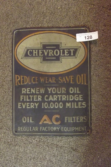 Chevrolet AC Fliters Sign