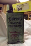 Duplex Marine Eng. Oil can