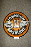 Johnson Time Tells Gas Globe Face