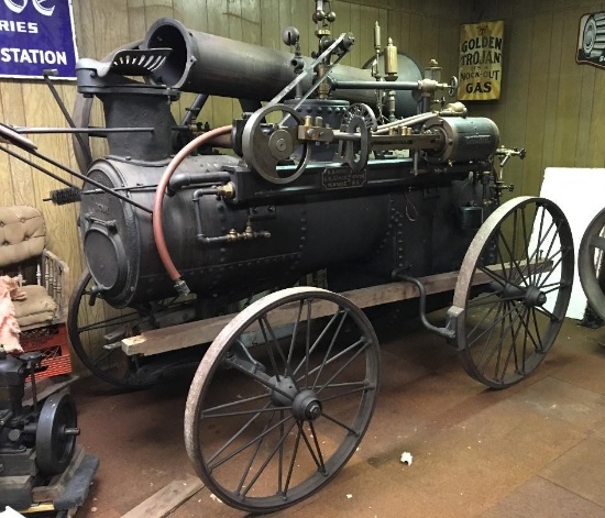 Wood Taber Morse Steam Engine w/cast seat