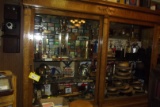 8x80 - Oak glass shelf cabinet 24