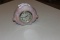 Pink Fenton Hand Painted and Signed Quartz Clock