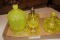Yellow Dishes and Oil Lamp