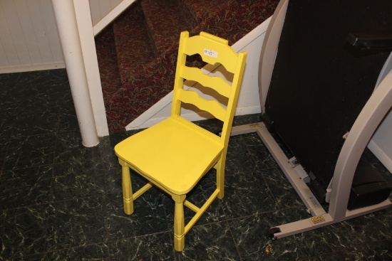 Yellow Wooden Chair