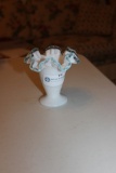 Fenton Vase Blue/White