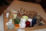 Misc Glass - Toothpick holders, candle holders, S&P shakers