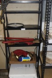 Contents of Black Shelf - Hand Saws, Pruners (shelf not included)