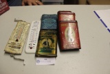 Tobacco Tins and Thermometers