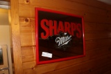 Sharp's Miller Beer Sign/Mirror