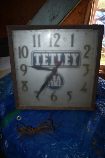 Tetley Tea clock