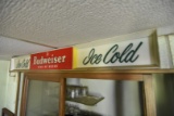 Lighted Budwiser Sign