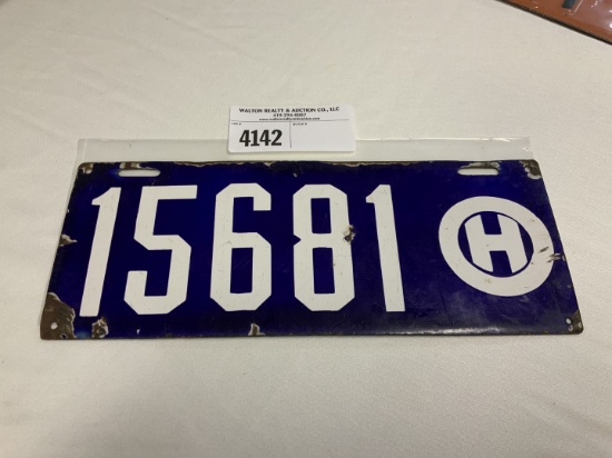 1909 Ohio License Plate #15681