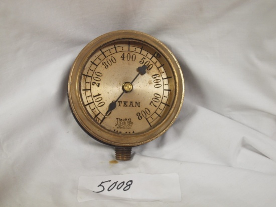 Brass Ashton Valve Co. steam gauge