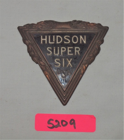 Hudson Super Six Radiator Badge