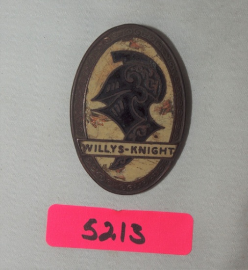 Willys-Knight Radiator Badge