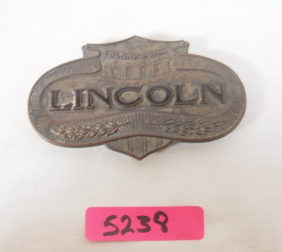 Lincoln Radiator Badge