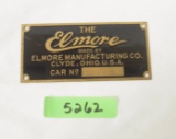 Elmore Serial Number Plate (repo)