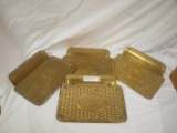 4 Brass Pullman step plates