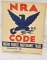 NRA Code cardboard sign