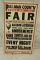 Pullman County Fair â€“ tin sign