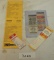 Serval Gas Company match books and oil change stickers