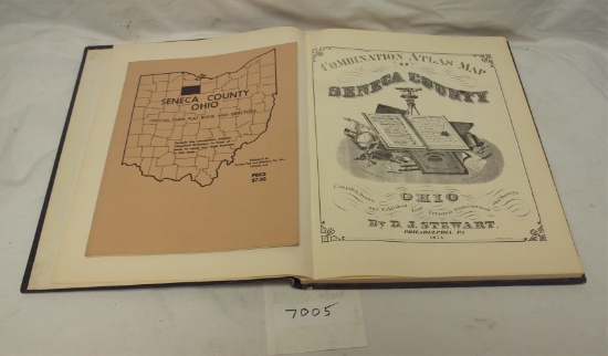Seneca County Atlas 1874 â€“ Repo 1976 and Plat Book