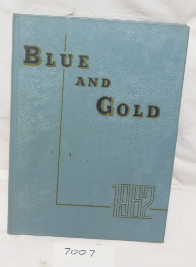 1962 Blue and Gold Yearbook, Tiffin Columbian