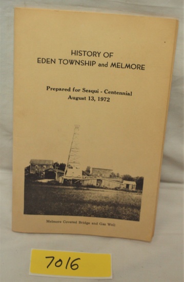 History of Eden Twp. And Melmore 1972
