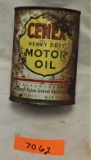 Cenex motor oil (round quart) â€“ metal