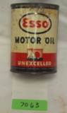 ESSO motor oil (round quart) â€“ metal