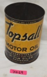 Topsall motor oil (round quart) â€“ metal