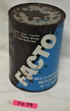 Facto motor oil (round quart) Full â€“ metal