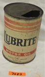 Lubrite motor oil (round quart) â€“ cardboard