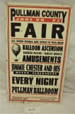 Pullman County Fair â€“ tin sign
