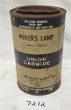Union Carbide Miners Lamp Carbide