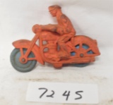 Auburn Motorcycle (rubber) w/rider