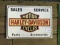 Harley Davidson Parts and Accessories Sign