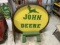 John Deere Round Sign