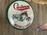 Cushman Round Sign- 23