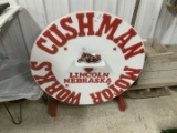 Cushman Motorworks Sign-Handmade