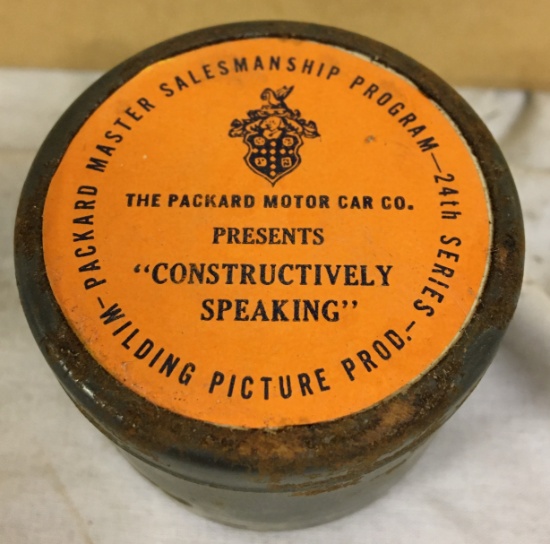 Packard Salesman Program â€“ â€œConstructively Speakingâ€ Film and 16â€ Record
