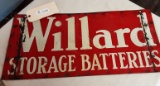 Willard Storage Batterie Two Sided Sign