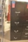 Black 4 drawer file cabinet