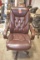 Brown High Back Leather Office Chair