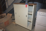 cabinet with sliding doors