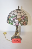 Leaded glass lamp