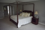 Ethan Allen King Size Canopy Bedroom Suit