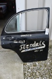 Vintage Car Door with advertising