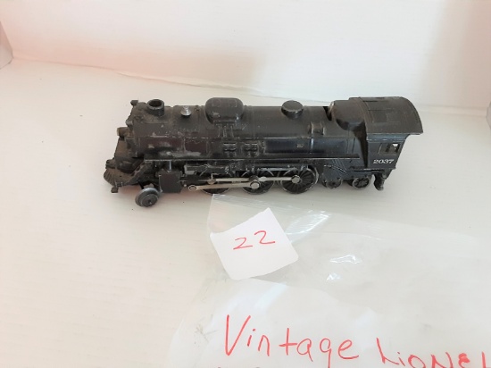 Vintage Lionel 2037 Die Cast Steam Engine Model Train 027