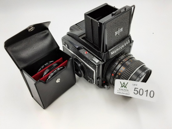 Mamiya 645 Camera 1000S and Lenses